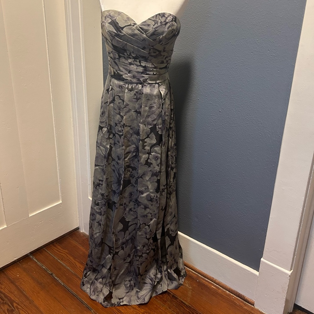 Ralph Lauren Strapless Floral Gown